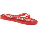 Havaianas Top Logomania Mens Flip Flops - Ruby Red