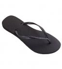 Havaianas Women's Slim Flip Flop Sandal, Black, 9-10