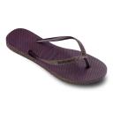 Havaianas Women's Slim Sparkle II Flip Flops - Aubergine - UK 5