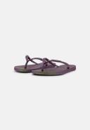 Havaianas Women's Slim Sparkle II Flip Flops - Aubergine - UK 5
