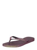 Havaianas Women's Slim Sparkle II Flip Flops - Aubergine - UK 5
