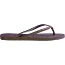 Havaianas Women's Slim Sparkle II Flip Flops - Aubergine - UK 5
