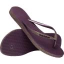 Havaianas Women's Slim Sparkle II Flip Flops - Aubergine - UK 5