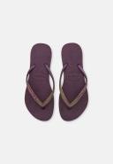 Havaianas Women's Slim Sparkle II Flip Flops - Aubergine - UK 5