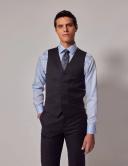 Hawes & Curtis Men's Charcoal Tailored Fit Waistcoat