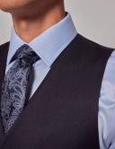 Hawes & Curtis Men's Charcoal Tailored Fit Waistcoat