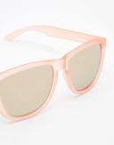 Hawkers Men's Frozen Nude Rose Gold One OTR49 Rectangular Sunglasses, Pink, 12 mm