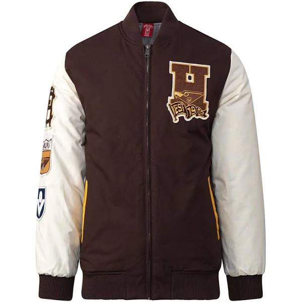 Hawthorn Hawks Mens Collegiate Jacket Size S