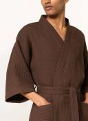 Hay - Waffle Bathrobe - Coffee