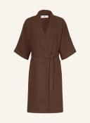 Hay - Waffle Bathrobe - Coffee