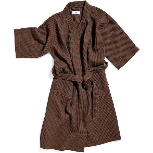 Hay - Waffle Bathrobe - Coffee