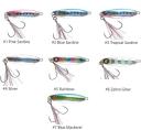 Hayabusa Jack Eye Shot Slow Wide 40g Micro Jig EX975 [Colour : 2 Blue Sardine]