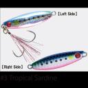 Hayabusa Jack Eye Shot Slow Wide 40g Micro Jig EX975 [Colour : 2 Blue Sardine]