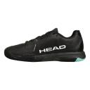 Head Revolt Pro 4.0 Clay Black/Teal Mens 11.0