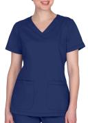 Healing Hands Scrubs Purple Label Jill V-Neck Scrub Top - 2x - Navy