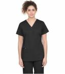 Healing Hands Scrubs Purple Label Jill V-Neck Scrub Top - 3x - Caribbean Blue