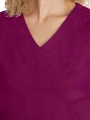 Healing Hands Scrubs Purple Label Jill V-Neck Scrub Top - M - Wine