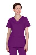 Healing Hands Scrubs Purple Label Jill V-Neck Scrub Top - XL - Black