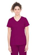 Healing Hands Scrubs Purple Label Stretch Jordan Top - 2x - White