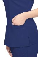 Healing Hands Scrubs Purple Label Stretch Jordan Top - M - White