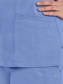 Healing Hands Scrubs Purple Label Stretch Jordan Top - S - Ceil Blue