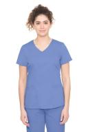 Healing Hands Scrubs Purple Label Stretch Jordan Top - S - White