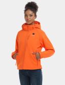 Heated Jacket For Women | Up to 10 Hrs of Heat | ORORO Australia Sunshine Orange / S