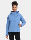 Heated Jacket For Women | Up to 10 Hrs of Heat | ORORO Heated Apparel Haze Blue / S
