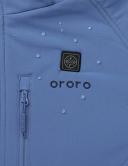 Heated Jacket For Women | Up to 10 Hrs of Heat | ORORO Heated Apparel Haze Blue / S