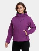 Heated Jacket For Women | Up to 10 Hrs of Heat | ORORO Heated Apparel Purple / S