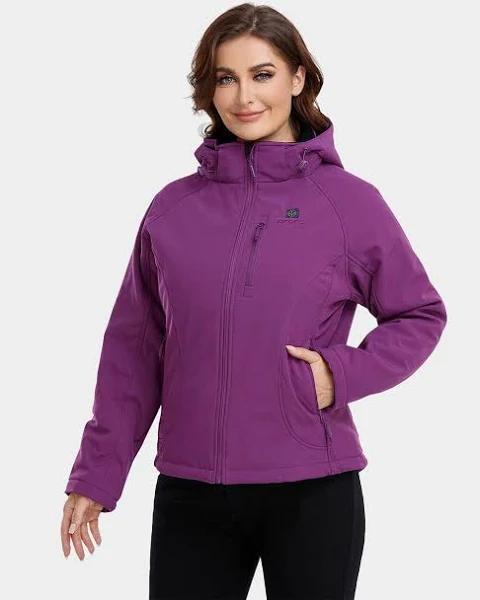Heated Jacket For Women | Up to 10 Hrs of Heat | ORORO Heated Apparel Purple / S