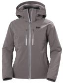 Helly Hansen Alphelia LifaLoft Insulated RECCO Jacket Brown Black Women - XL