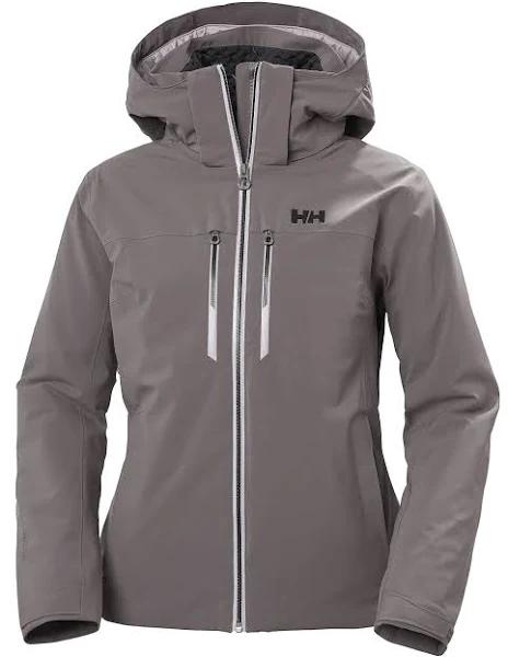 Helly Hansen Alphelia LifaLoft Insulated RECCO Jacket Brown Black Women - XL