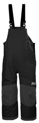 Helly Hansen Boys & Girls Rider 2 Insulated Bib Suspender Trousers Black 4