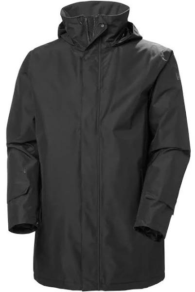 Helly Hansen Dubliner Insulated Long Jacket Black - S