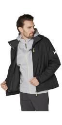 Helly Hansen Hooded Crew Midlayer Jacket - Black