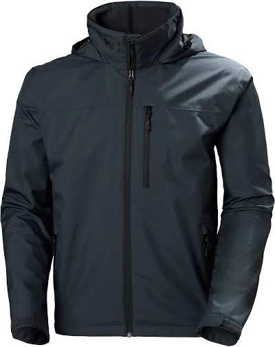 Helly Hansen Mens Crew Hooded Jacket - Slate 2020