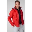 Helly Hansen Mens Crew Hooded Sailing Jacket - 853 Grey Fog | Size XL