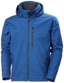 Helly Hansen Mens Crew Hooded Sailing Jacket - 853 Grey Fog | Size XL