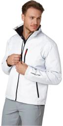 Helly Hansen Mens Crew Sailing Jacket - White | Size XXL