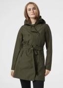 Helly Hansen Womens Urban W Welsey II Trench - 431 Utility Green | Size S