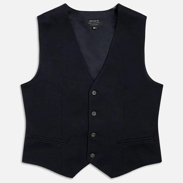Henlow Tailored Vest - Dark Navy, 5 | Indie Kids by Industrie | Boys Clothing, Babies to Teens
