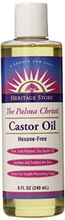 Heritage Store Castor Oil, Cold Pressed | 8 oz