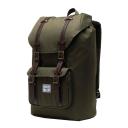 Herschel Supply Little America Mid-Volume Backpack - Ivy Green/Chicory Coffee