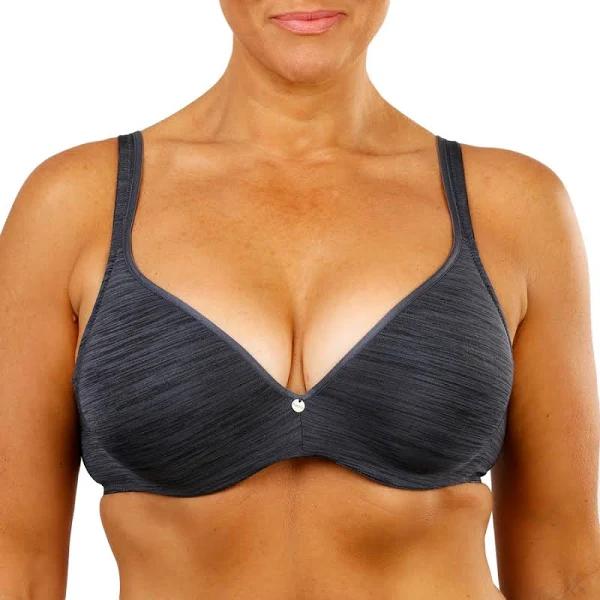 Hestia Contoured Comfort Strata Bra - Black