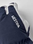 Hestra Army Leather Heli 3 Finger Ski Gloves - Navy