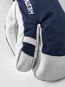 Hestra Army Leather Heli 3 Finger Ski Gloves - Navy