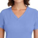 HH Works by Healing Hands Monica V-Neck Scrub Top - XXS - Pewter