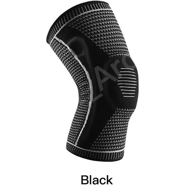 High Performance Compression Knee Support Brace Protector Single Pack M / Black