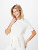 High Shine Embroidery Organic Cotton T-Shirt White XS